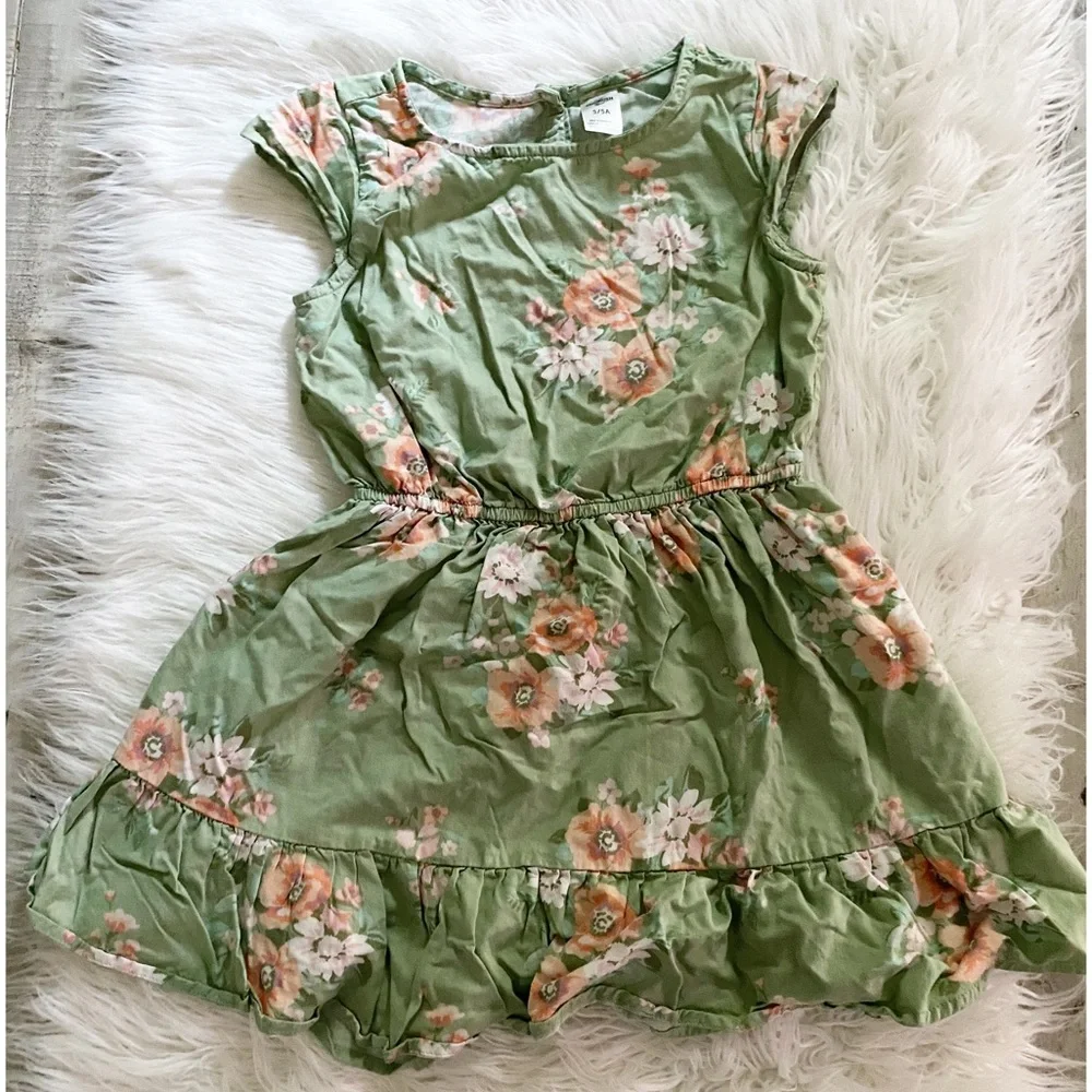 OshKosh B’gosh girls sleeveless floral dress sz5